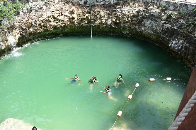 Horseback riding Tour with ATV circuit, ziplines and Cenote - Swimming in a sacred cenote