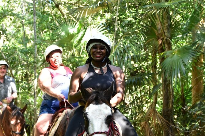 Horseback Riding Ziplines and Cenote Tour with Lunch - Jaguar Cenote: a cool finish after the activity circuit