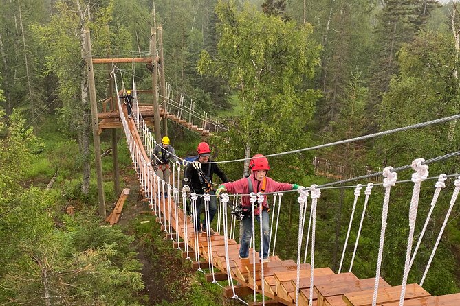 Horseback & Zipline Adventure in Alaska Mountains includes Lunch - Timing, group size, and physical demands