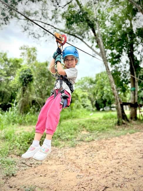Hua Hin Tree Top Zipline Adventure and Canopy Rope Challenge - Who Will Enjoy It Most