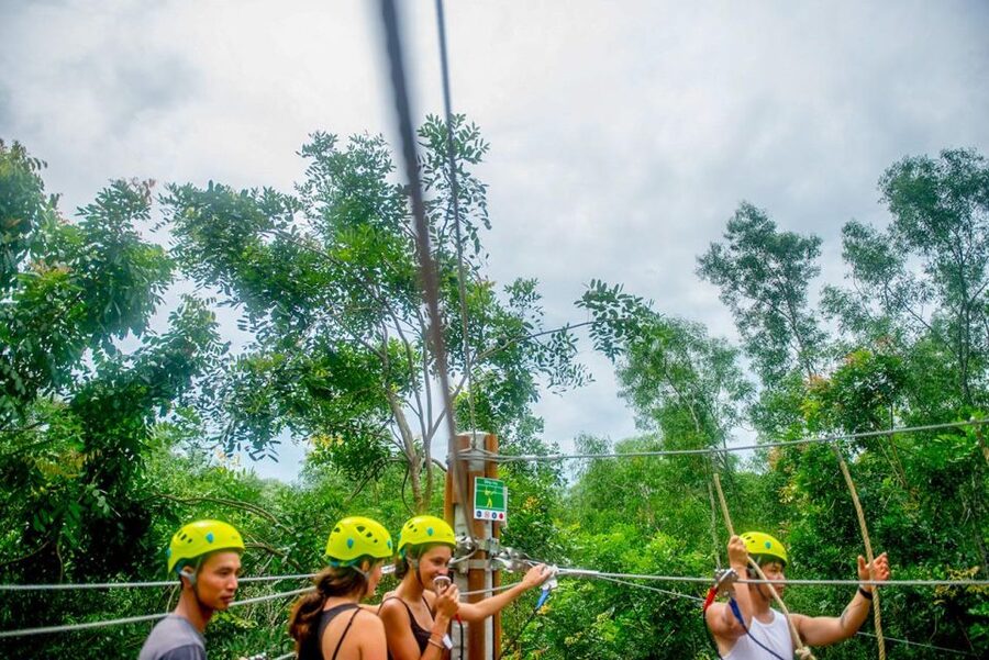 Hue: Full-day Nature’s Bliss From Hot Springs To Zip Line - Testing Yourself on the Highwire Course