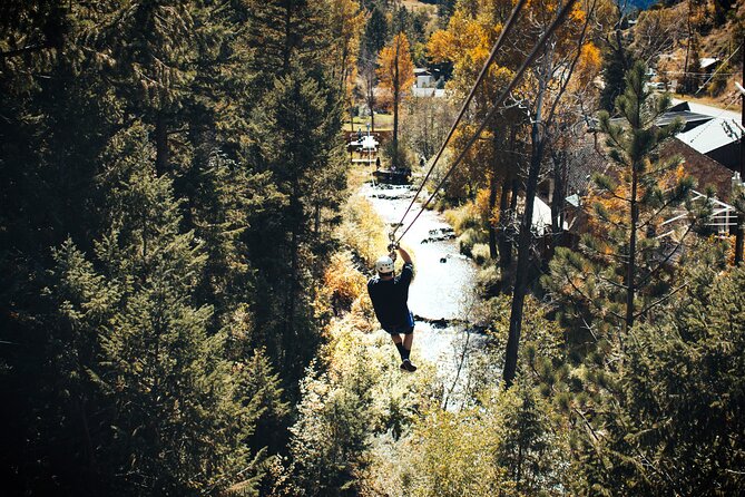 Idaho Springs Cliffside Zipline - Six zip lines with more than just speed