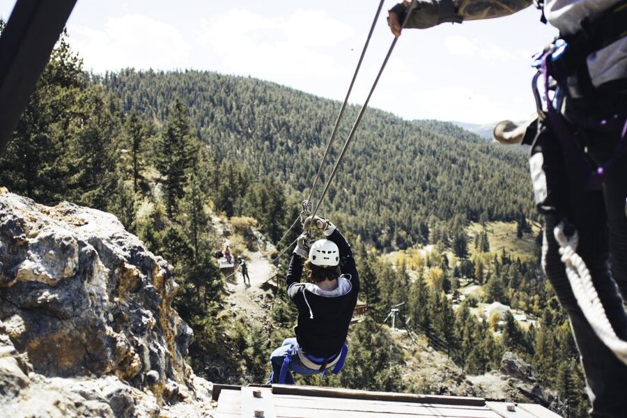 Idaho Springs: Cliffside Zipline Adventure - The mountain transfer and 10-minute hike