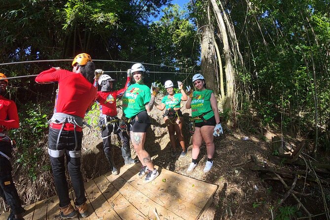 Jamaica’s longest Zipline and Rick’Cafe Tour with Transportion - One outing, two sides of western Jamaica