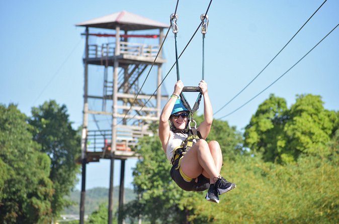 Jamwest Reggae Zipline Tour from Negril - Rappelling down to the forest floor