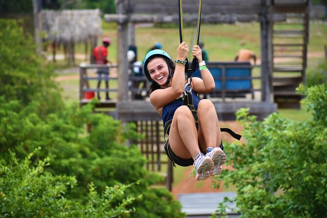 Jamwest Reggae Zipline Tour from Negril - Getting fitted with helmet, harness, and gloves