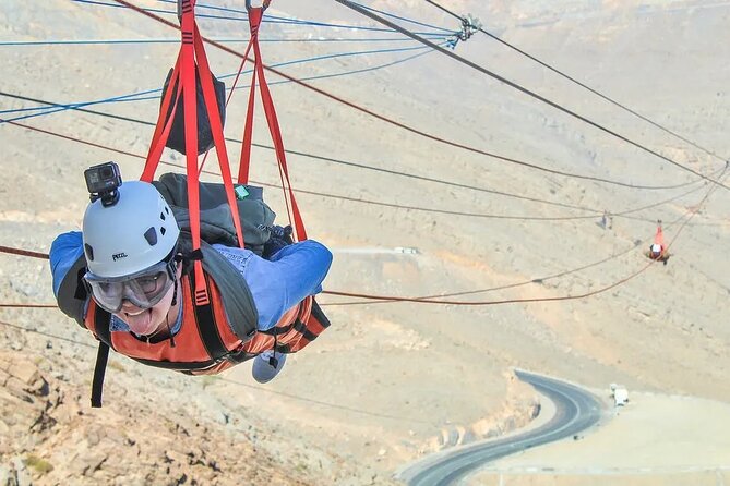 Jebel Jais Zipline Activity From Dubai - Dress for the harness, not the photo