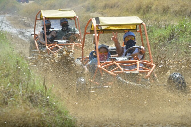 Jeep Buggy Rafting and Zipline Adventure in Side - Safety briefing, equipment, and first contact with the river