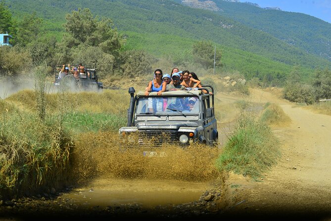 Jeep Buggy Rafting and Zipline Adventure in Side - The buggy and quad ride before the river