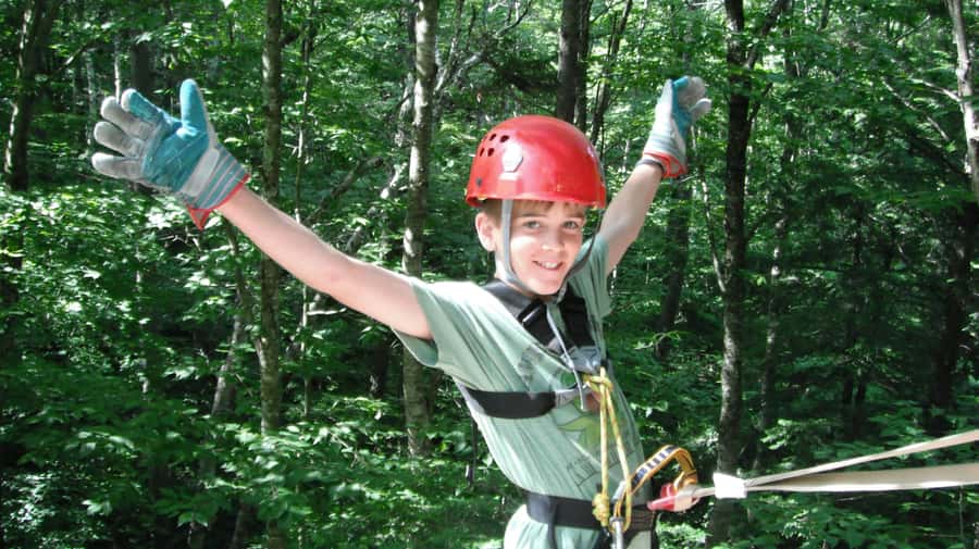 Jeffersonville, VT: ArborTrek Zipline Canopy Tour - Two tree rappels provide a slower thrill