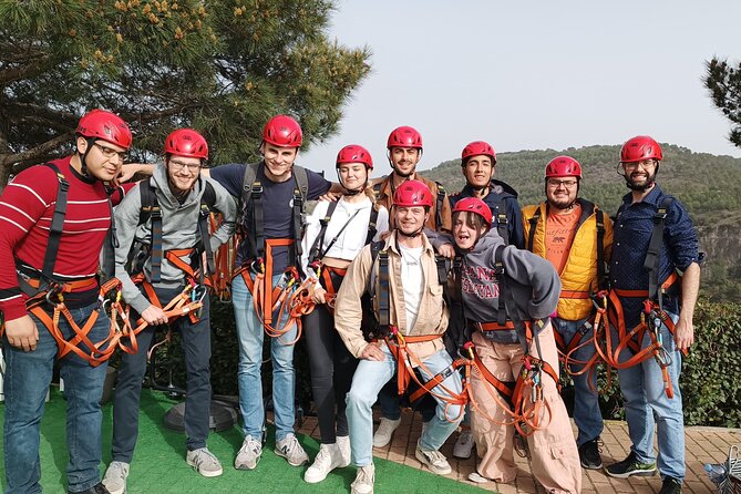 Jumping in Zipline with Unique Views of Cuenca - Flying across the Huécar Gorge