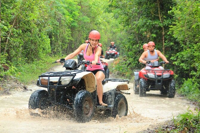 Jungle Adventure! ATV's (shared), Ziplining and Cenote Cancun & Playa Del Carmen - A five-hour burst of jungle action