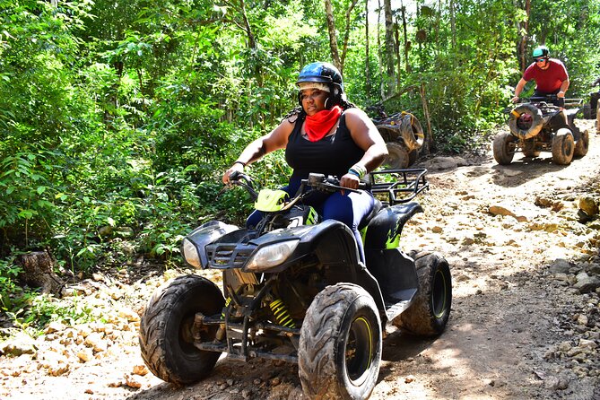 Jungle Adventure! ATV's (shared), Ziplining and Cenote Cancun & Playa Del Carmen - Six zip lines above the trees