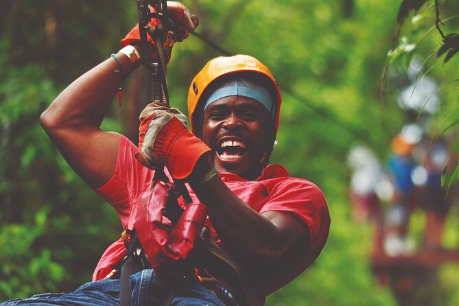 Jungle Adventure from Cancun: ATVs, ziplines, cenote and fun! - Zip lines above the trees