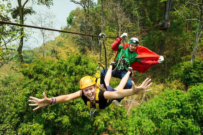 Jungle Flight Zipline Roller Coaster - Who will enjoy this most?