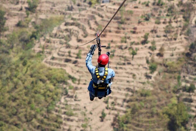 Kathmandu: Zipline Adventure in Dhulikhel with Pickup & Lunch - The main event: 1,100 meters over Dhulikhel