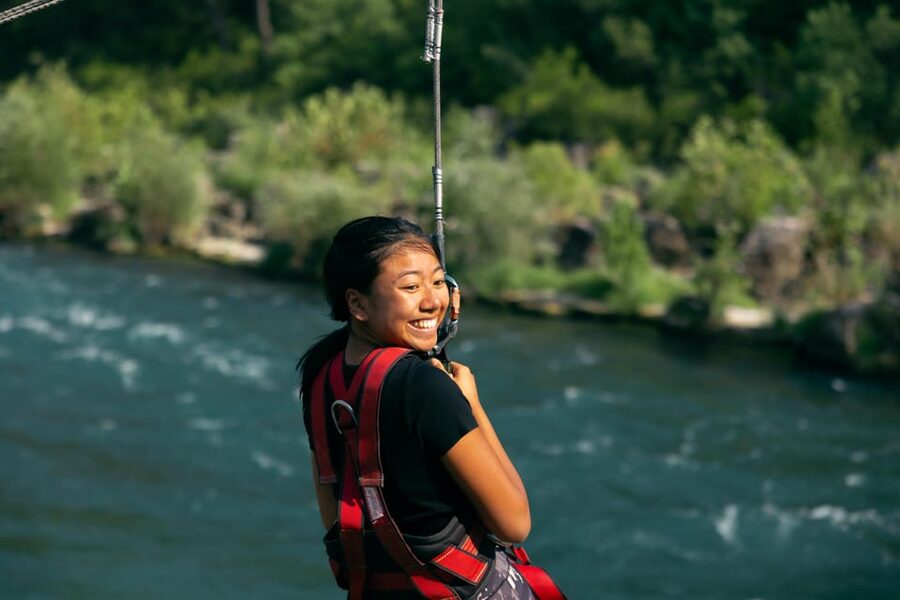 Kemer: Private Rafting, Zipline, Quad or Buggy w/ Lunch - Ziplining Adds a Short Burst of Height