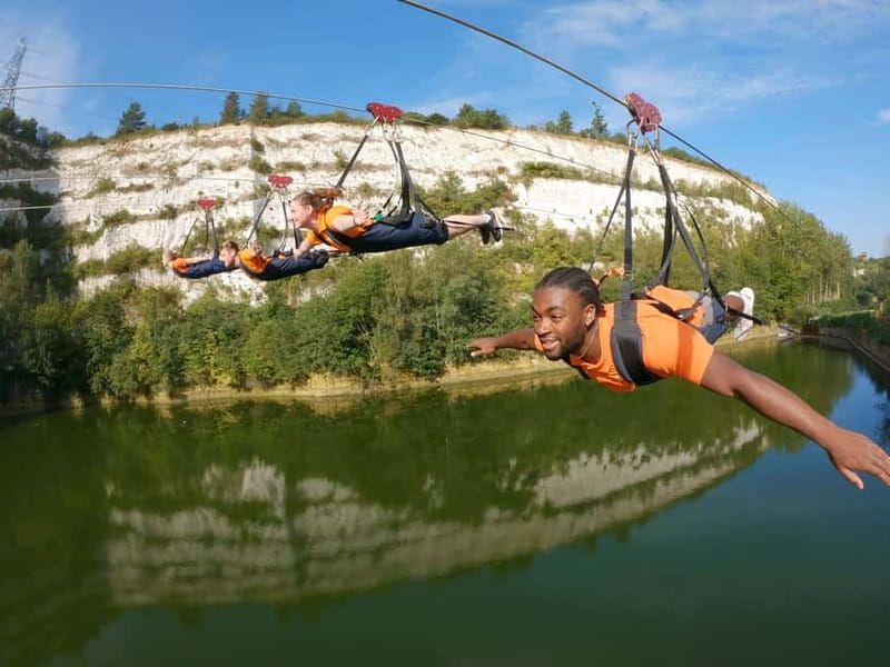 Kent: England’s Longest Zip Wire – 720m Flight over Quarry - What happens during the one-hour visit