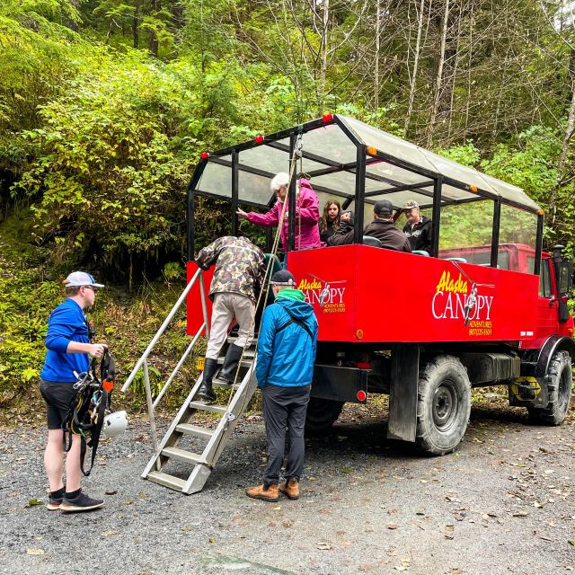 Ketchikan: Rainforest Canopy & Zipline Adventure - The final zip and 55-foot rappel