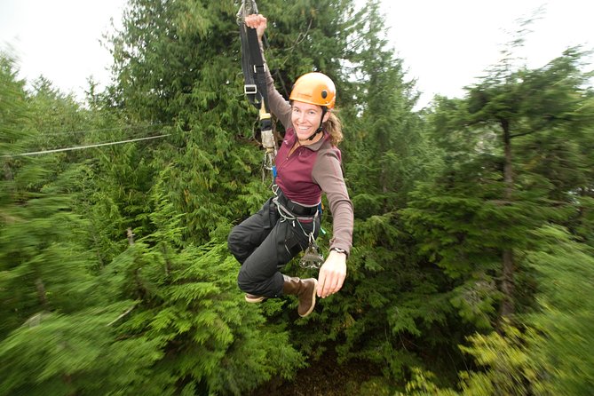 Ketchikan Shore Excursion: Rainforest Canopy Ropes and Zipline Adventure Park - The 50-foot climbing tower and circular staircase