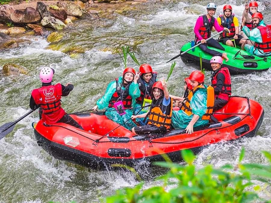 KhaoLak:ATV, ZipLine, & Rafting Adventure Monkey Cave Temple - A long adventure day from Khao Lak