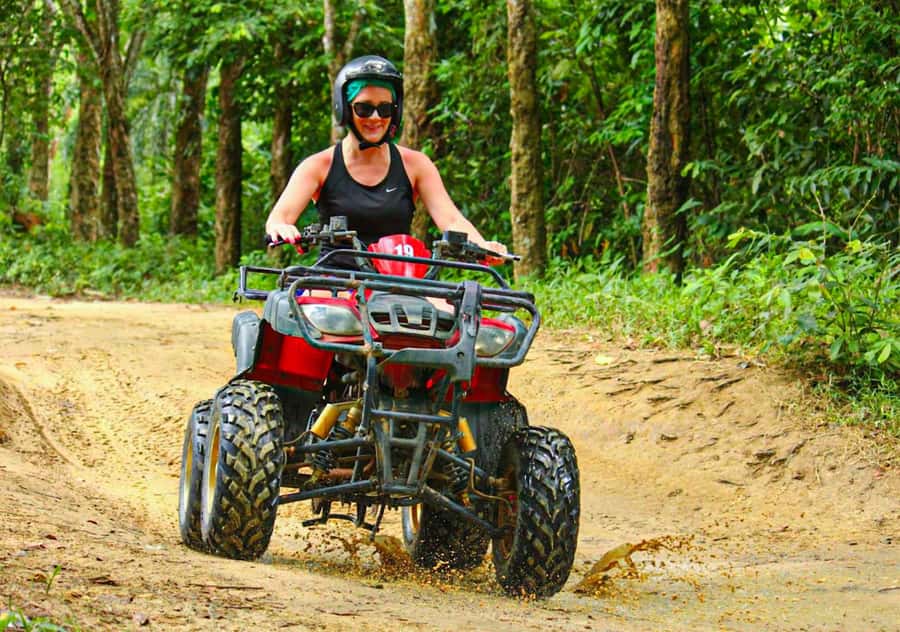KhaoLak:ATV, ZipLine, & Rafting Adventure Monkey Cave Temple - Song Phraek River rafting is the main event