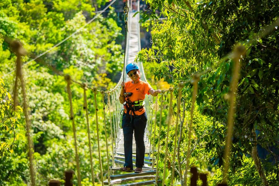 Ko Pha Ngan: Sky-High Zipline & Wang Sai Waterfall Views - A compact adventure above Wang Sai Waterfall