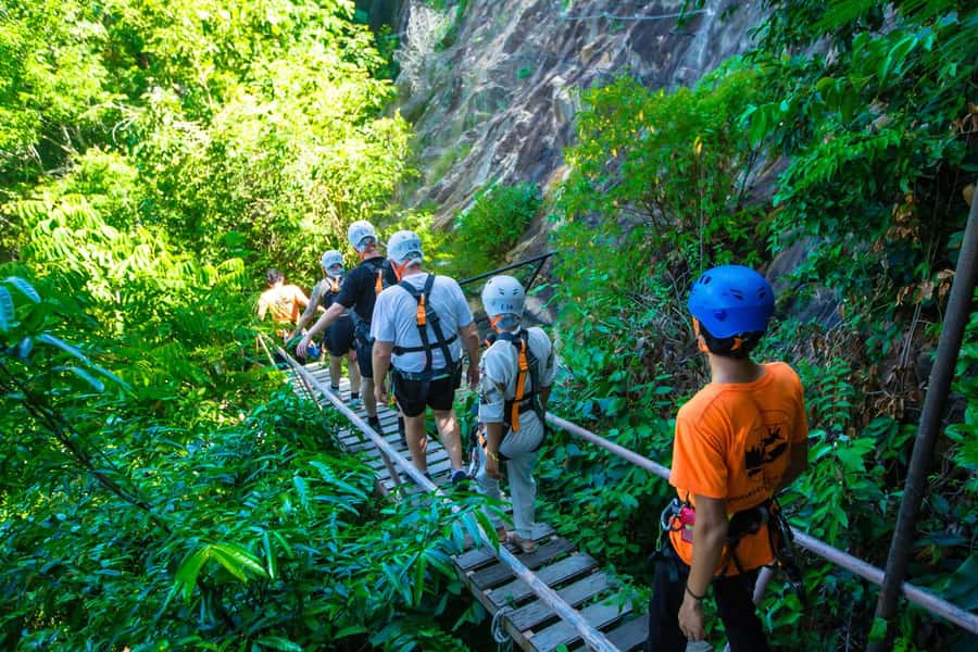 Ko Pha Ngan: Sky-High Zipline & Wang Sai Waterfall Views - Getting there and planning the timing