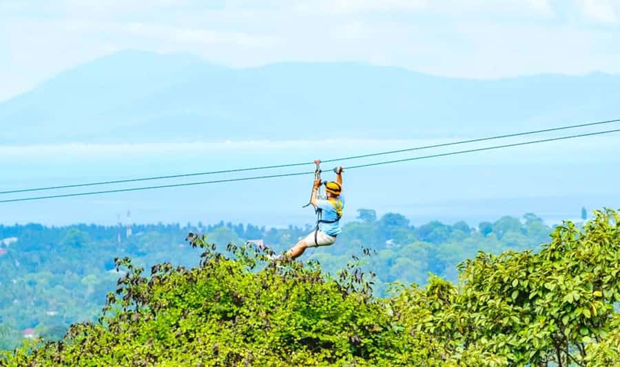 Ko Samui: Tree Bridge Jungle Zipline and Waterfall Adventure - Eight ziplines through the forest