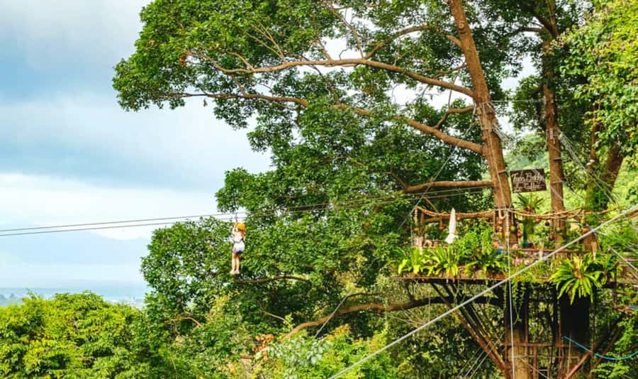 Ko Samui: Tree Bridge Jungle Zipline and Waterfall Adventure - Safety, comfort, and who should book
