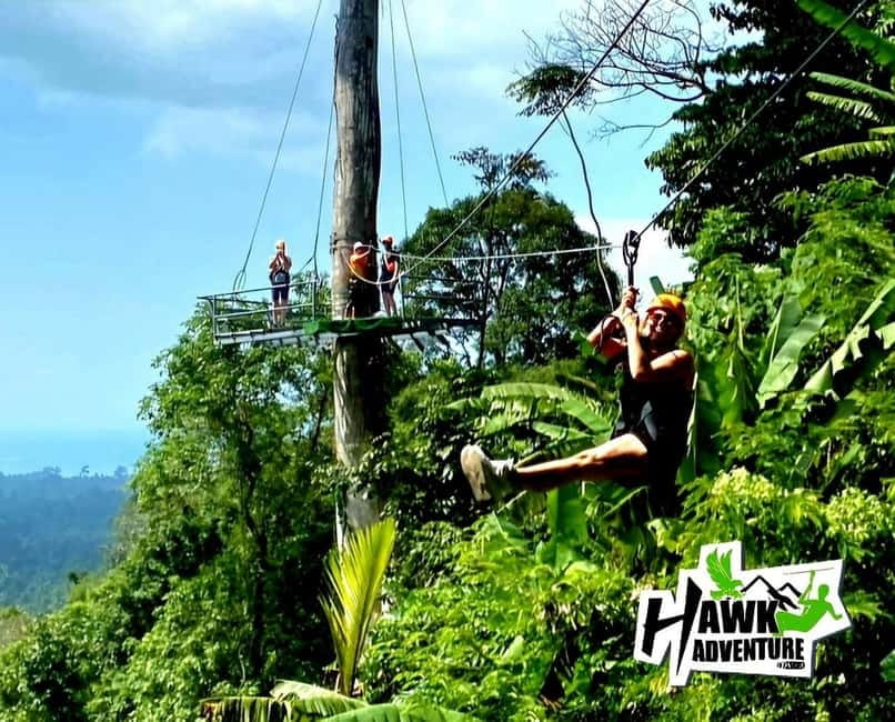 Koh Samui: Zipline Adventure with Hotel Transfer - A 210-minute adventure from hotel pickup to drop-off