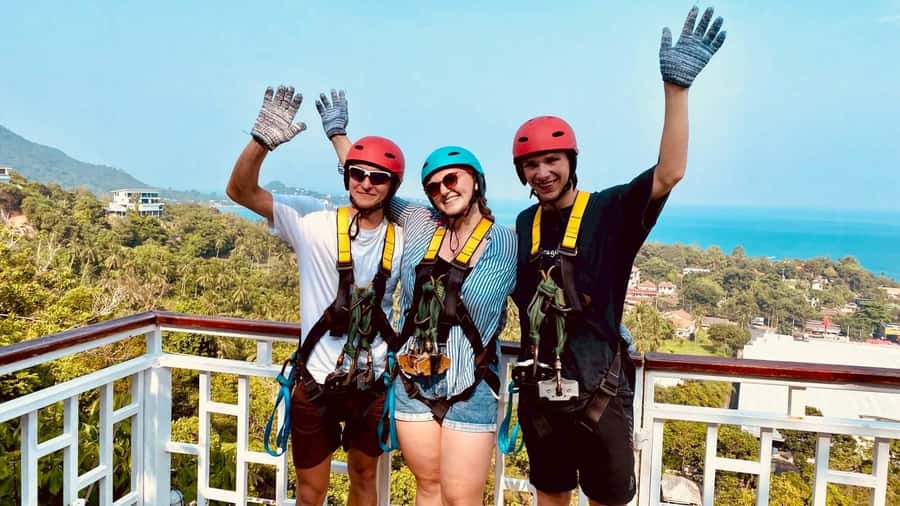 Koh Samui: Zipline Experience of Lamai Viewpoint - Health, clothing, and safety limits