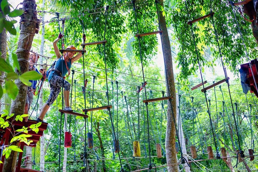 Krabi: Ultimate Zipline Games Challenge - Jungle Views From Platforms, Not Mountain Vistas