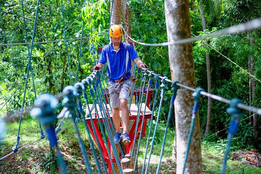 Krabi: Ultimate Zipline Games Challenge - Who Will Enjoy This Most?