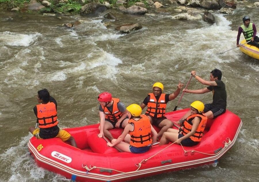 Krabi: White Water Rafting and Zipline Adventure - Thai lunch after the action