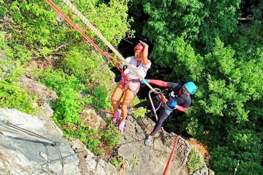 Krabi Zipline adventure - Rock climbing and lunch make the price easier to judge