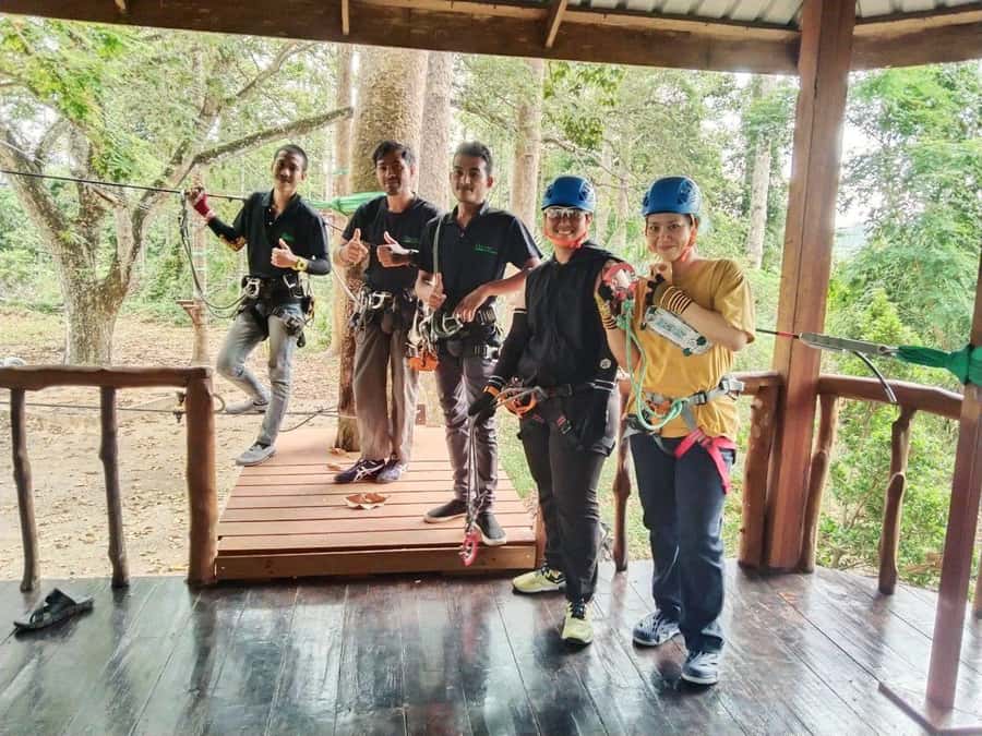 Krabi Zipline adventure - Safety support is a real strength