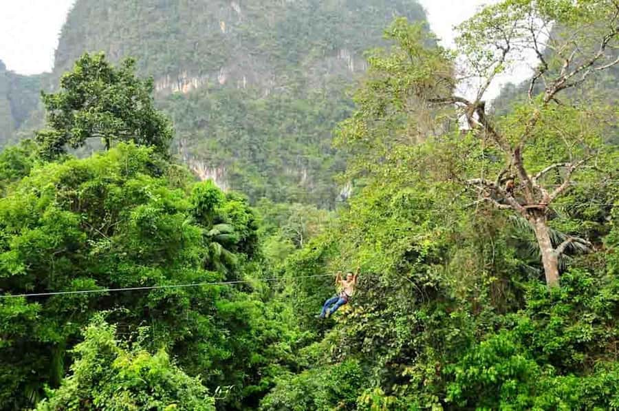 Krabi Zipline adventure - Private taxi pickup keeps the day simple