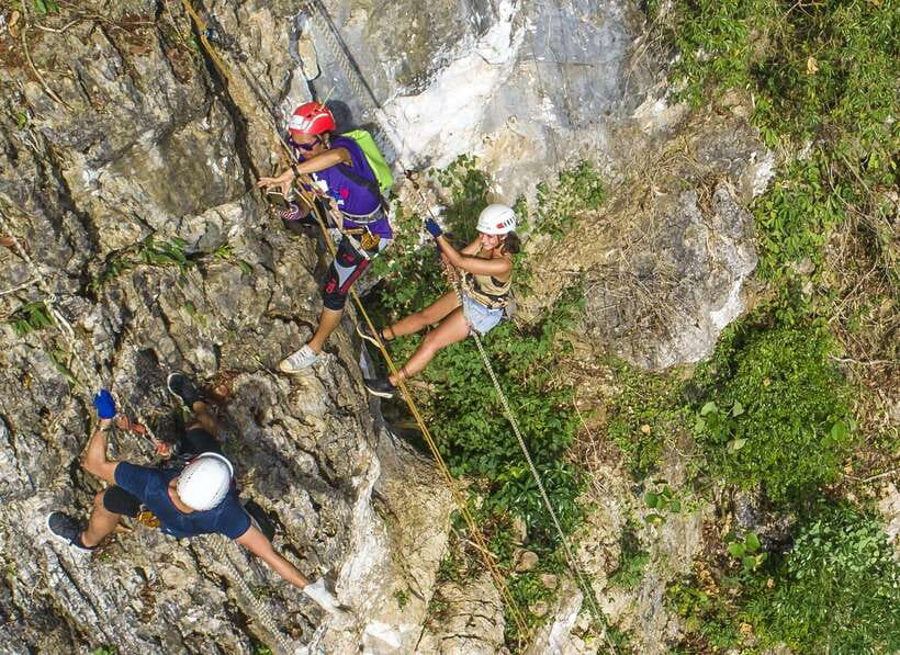 Krabi: Ziplining with Abseiling and Rock Climbing Options - Zone B: The 250-Meter Line and Tree Ladder