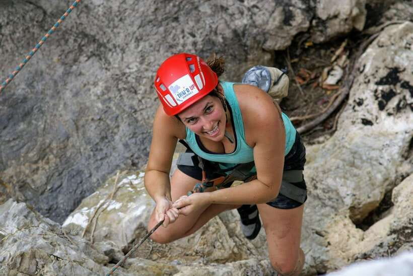 Krabi: Ziplining with Abseiling and Rock Climbing Options - The 70-Meter Abseil