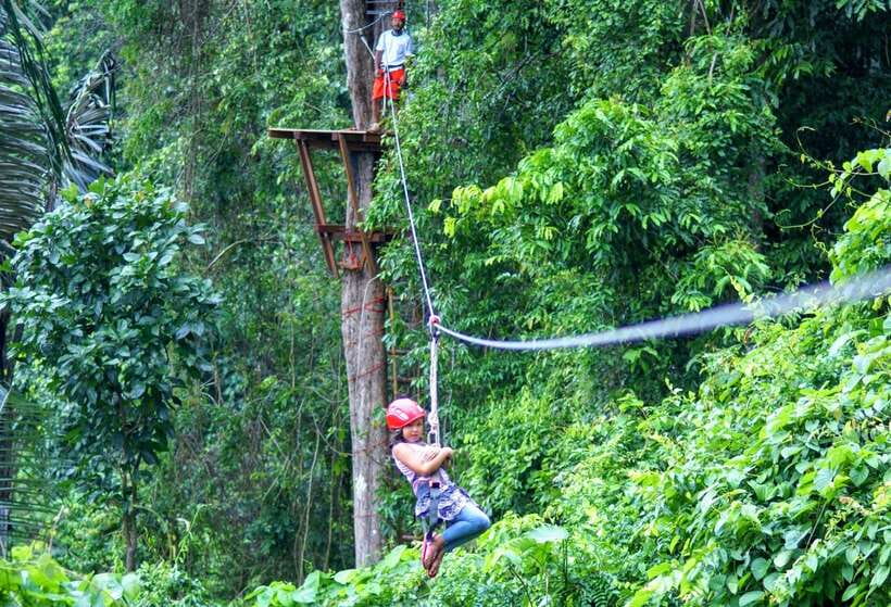 Krabi: Ziplining with Abseiling and Rock Climbing Options - Guides, Safety, and the Beginner Experience