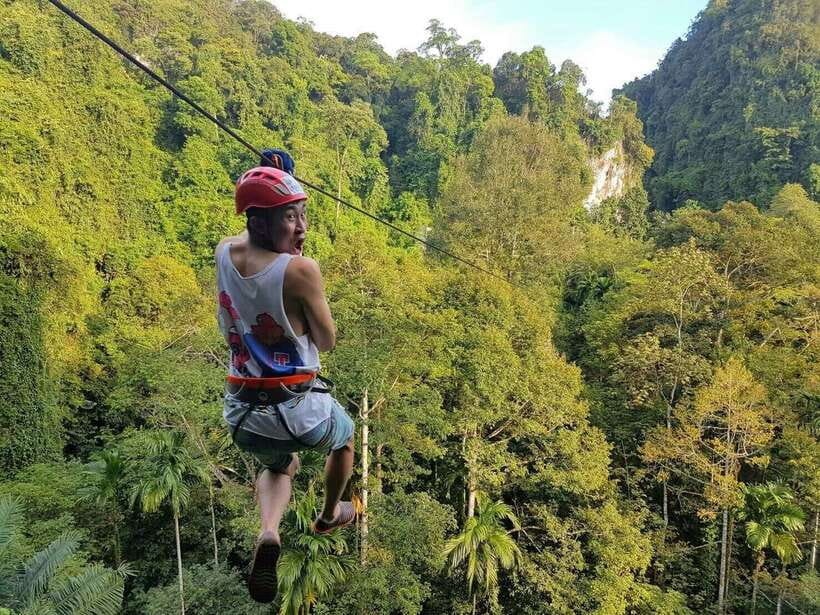 Krabi: Ziplining with Abseiling and Rock Climbing Options - Zone A: Six Zip Lines in Two Hours