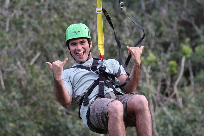 Kualoa Ranch - Zipline Tour - The orientation and safety setup