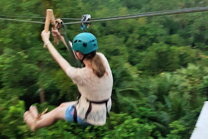 Lamai Viewpoint Zip lining with Cable Car and Panoramic View - The Funny Fish Spa adds a strange little finale
