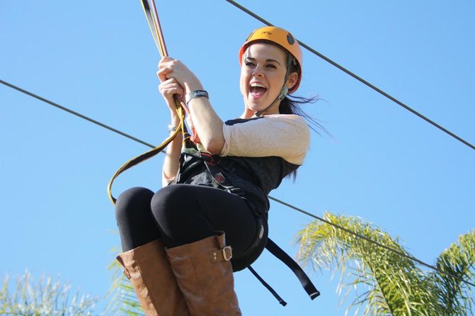 Las Cañadas Zipline Tour (with Luxury Roundtrip Transportation) - The halfway rest terrace is a useful pause