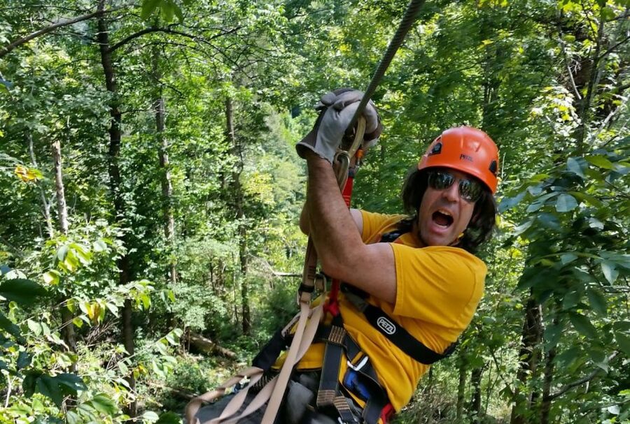 Lexington: Fully Guided Zipline Canopy Tour - Ground school and the first low ziplines
