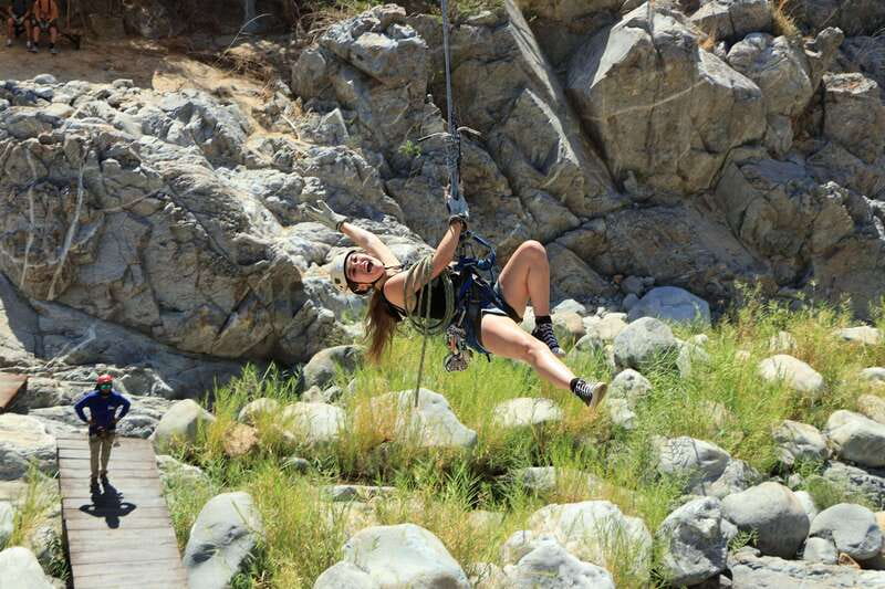 Los Cabos: Zip Lines and UTVs with Mexican Lunch and Drinks - From Cabo hotels to the Boca de la Sierra canyon