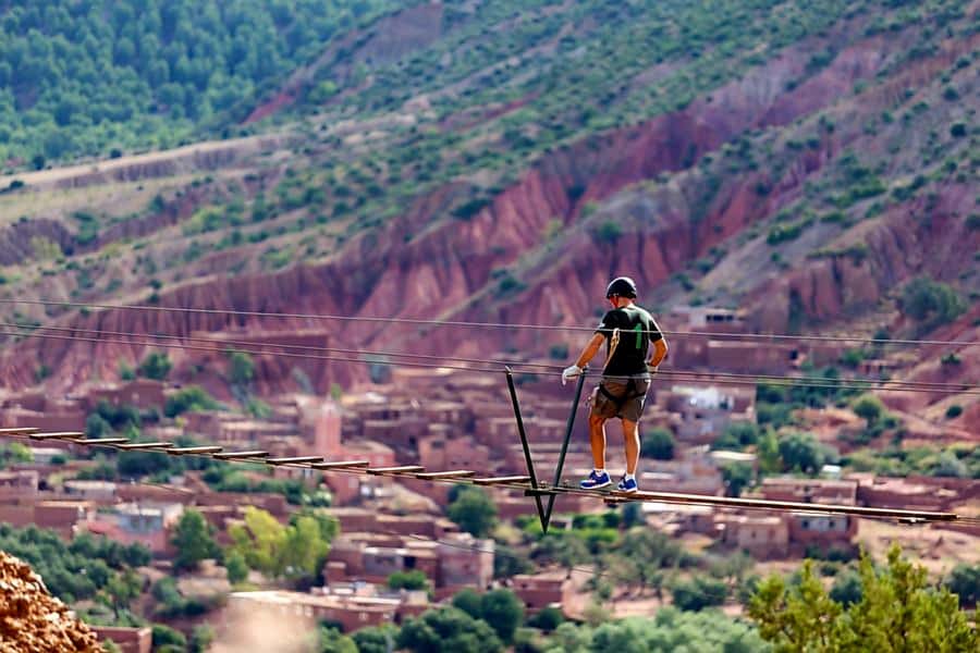 Marrakech: Zipline and Breakfast in the Atlas Mountains - Leaving Marrakech for the Tahanaout Valley