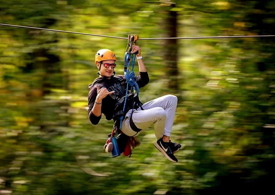 Marrakech: Zipline and Breakfast in the Atlas Mountains - The zipline course above the Atlas Mountains