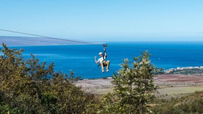 Maui 8 line Zipline Adventure: Soar above valleys & Island views